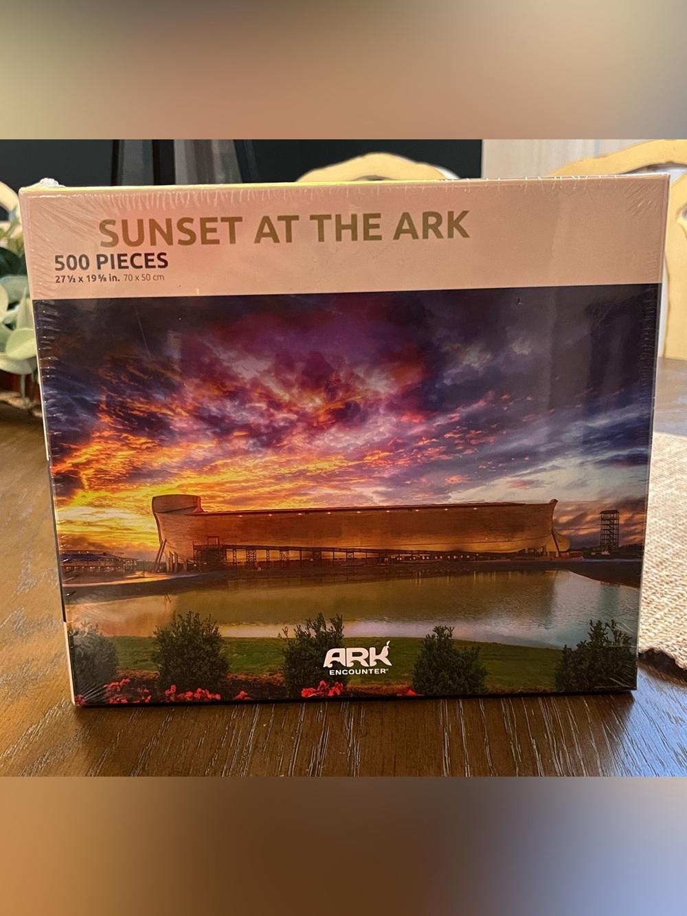 NEW Sunset at the ARK 500 Piece Jigsaw Puzzle Christian Noah
